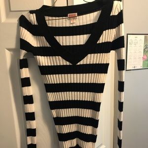 Black and White Sweater